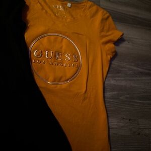 Orange and black Guess T-Shirts